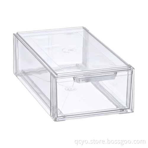 clear acrylic shoe display box